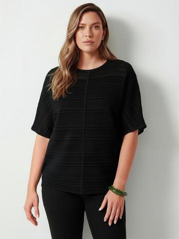 Пуловер с круглым вырезом