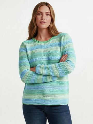 Пуловер с круглым вырезом