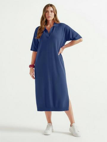 Вязаное платье