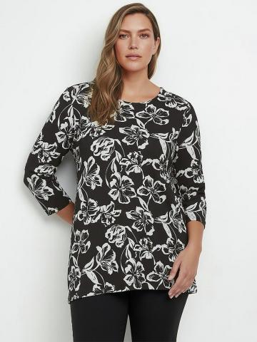 Кофта с круглым вырезом