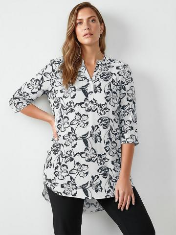 Длинная блузка