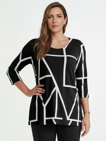 Кофта с круглым вырезом