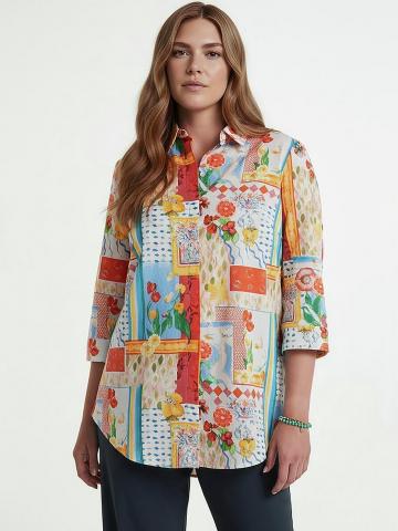 Длинная блузка