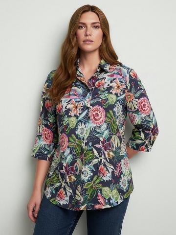 Длинная блузка