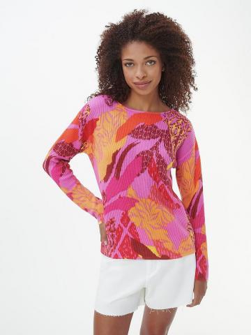 Пуловер с круглым вырезом