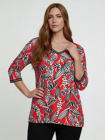 Кофта с вырезом V