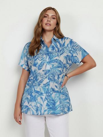 Блузка с коротким рукавом