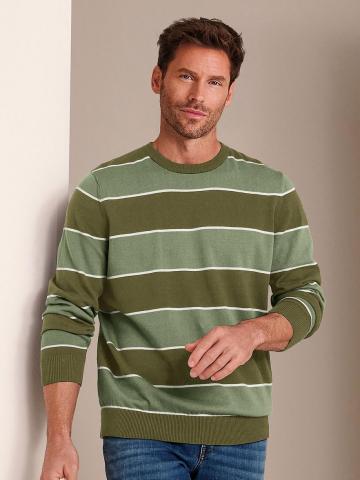 Пуловер с круглым вырезом