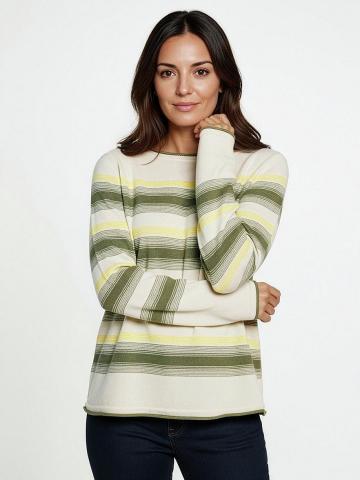 Пуловер с круглым вырезом