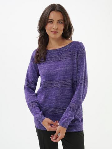 Пуловер с круглым вырезом