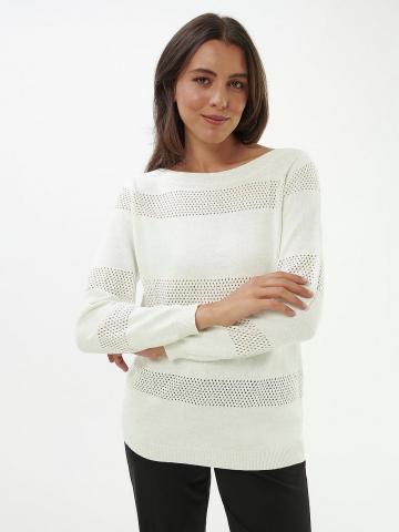 Пуловер с круглым вырезом