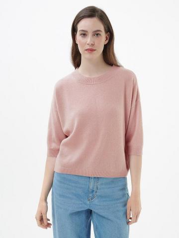 Пуловер с круглым вырезом