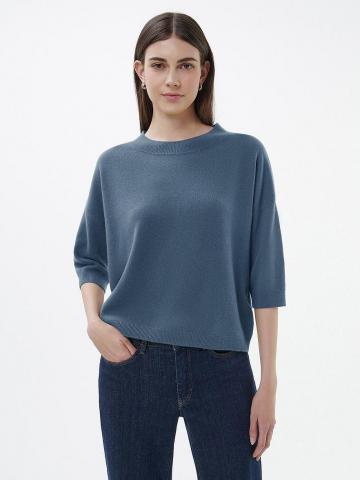 Пуловер с круглым вырезом