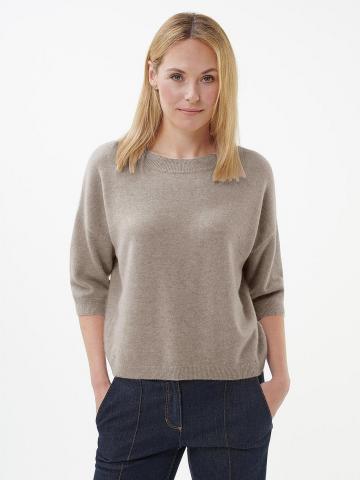 Пуловер с круглым вырезом