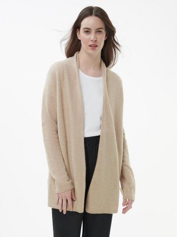 Длинная вязаная кофта