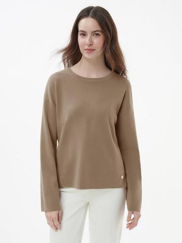 Пуловер с круглым вырезом