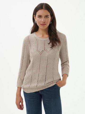 Пуловер с круглым вырезом