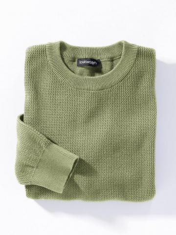 Пуловер с круглым вырезом