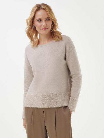 Пуловер с круглым вырезом