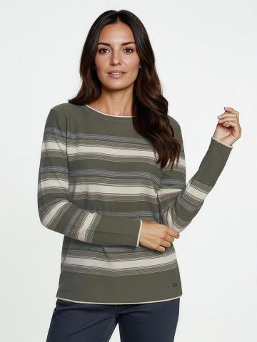 Пуловер с круглым вырезом