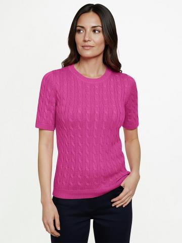 Пуловер с круглым вырезом