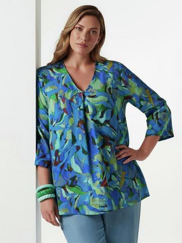 Длинная блузка