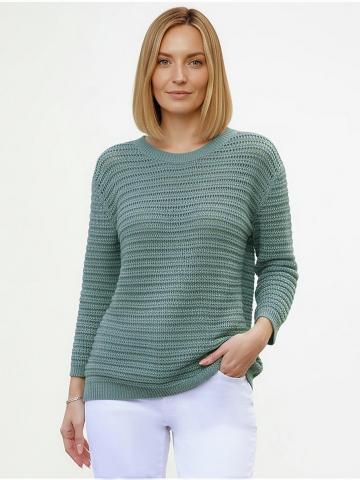 Пуловер с круглым вырезом