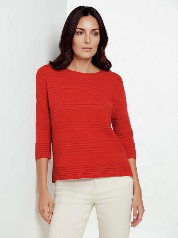 Пуловер с круглым вырезом