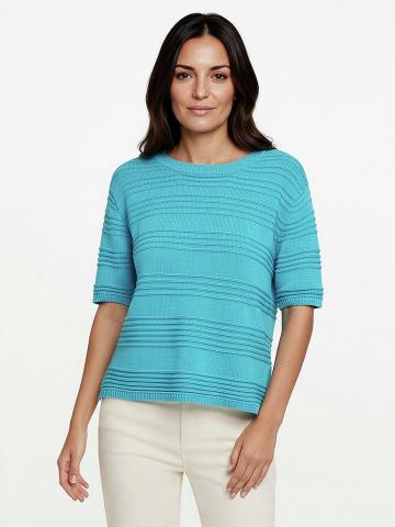 Пуловер с круглым вырезом