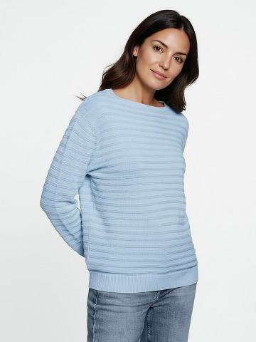 Пуловер с круглым вырезом