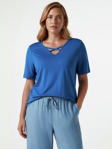 Кофта с вырезом V