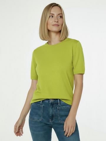 Пуловер с круглым вырезом