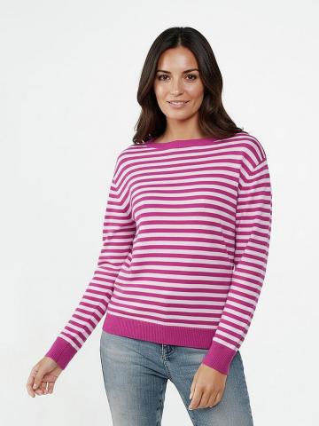 Пуловер с круглым вырезом