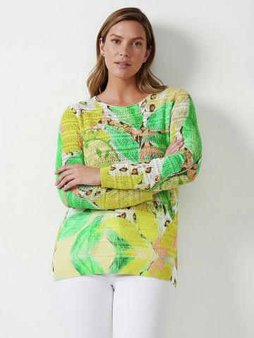 Пуловер с круглым вырезом