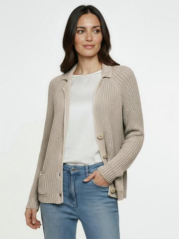 Вязаный блейзер