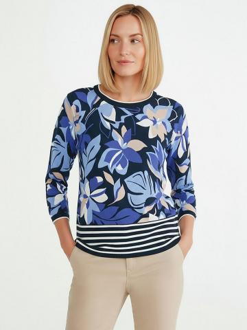 Пуловер с круглым вырезом