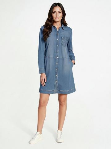 Джинсовое платье