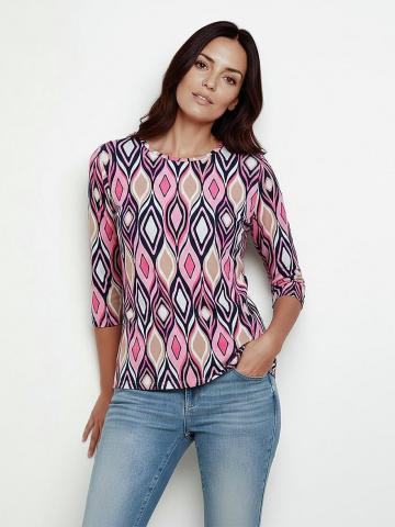 Кофта с круглым вырезом