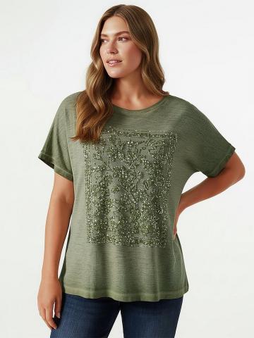 Кофта с круглым вырезом