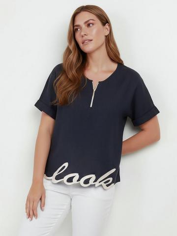 Блузка с коротким рукавом