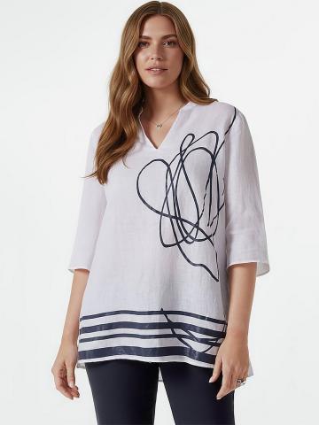 Длинная блузка