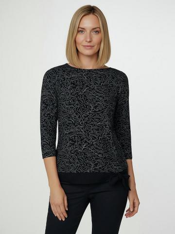 Кофта с круглым вырезом