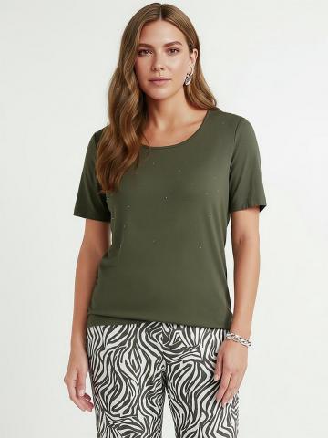 Кофта с круглым вырезом