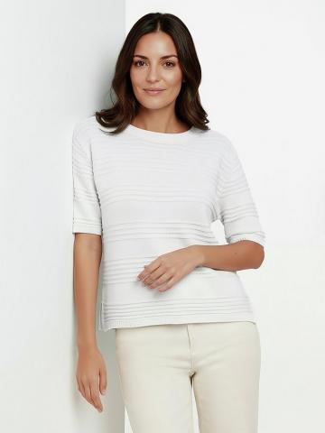 Пуловер с круглым вырезом