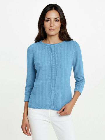 Пуловер с круглым вырезом