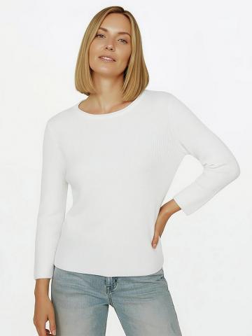 Пуловер с круглым вырезом