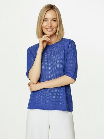 Пуловер с круглым вырезом