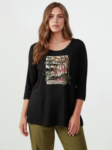 Кофта с круглым вырезом