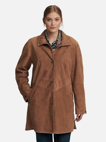 Кожаное пальто