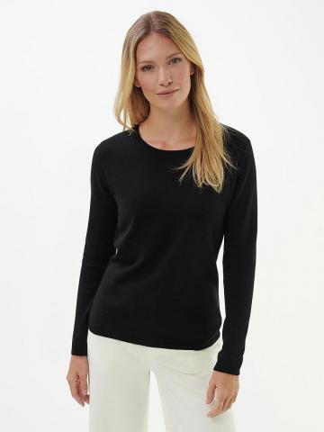 Пуловер с круглым вырезом